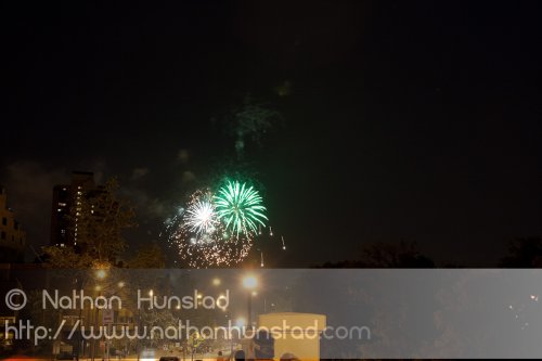 Minneapolis fireworks on 4 July 2010